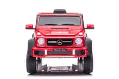 Lean-toys Autobatérie Mercedes Benz G63 6X6 Red