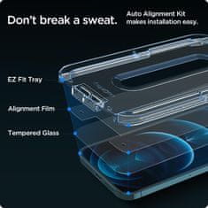 Spigen TVRDENÉ SKLO SPIGEN GLAS.TR "EZ FIT" 2 BALENIE IPHONE 12 PRO MAX