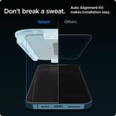 Spigen TVRDENÉ SKLO SPIGEN GLAS.TR "EZ FIT" 2 BALENIE IPHONE 12 PRO MAX