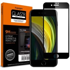 Spigen TVRDENÉ SKLO SPIGEN GLASS FC IPHONE 7 / 8 / SE 2020 / 2022 ČIERNA