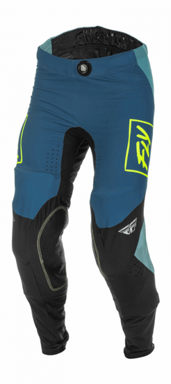 Fly Racing nohavice LITE grey/teal/hi-vis