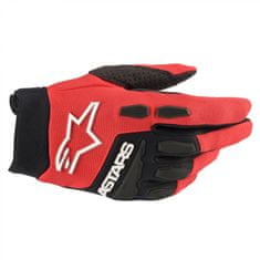 Alpinestars rukavice FULL BORE bright černo-červené 2XL