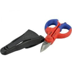 sapro Nožnice na optické vlákna KNIPEX 95 05 155 SB, 155 mm s puzdrom