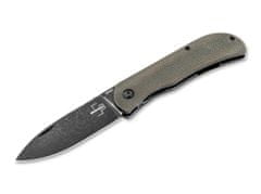 Böker Plus 01BO367 Exskelibur II Framelock Micarta vreckový nôž 7,1cm, zelená 