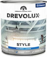 Chemolak DREVOLUX lazúra Style, Biela, 0,75L