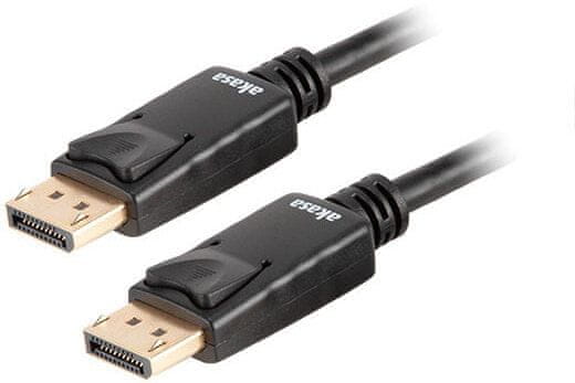 Akasa kábel DisplayPort - DisplayPort, M/M, 8K@60Hz, 2m, čierna