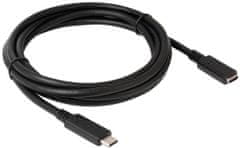 Club 3D prodlužovací kábel USB-C, 4K@60Hz (M/F), 2m