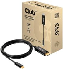 Club 3D aktivní kábel HDMI na USB-C, 4K60Hz, 1.8m, M/M