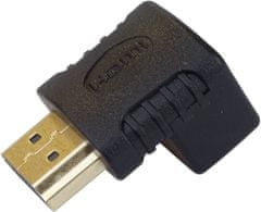 PremiumCord Adapter HDMI M/F zahnutý do pravého úhlu - opačný