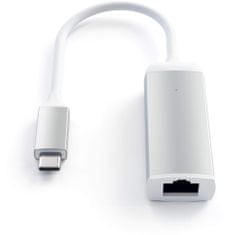 Satechi Type-C to Ethernet Adapter, strieborná