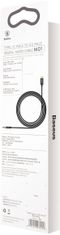 BASEUS kábel audio Yiven saries, USB-C - Jack 3.5mm, M/M, 1.2m, čierna