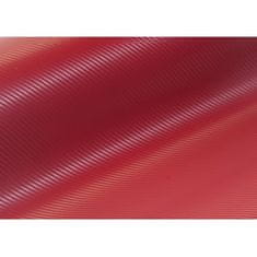 CWFoo 3D Karbonová vínová červená wrap auto fólia na karosériu 152x500cm