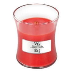 Woodwick Sviečka oválna váza , Červená jarabina, 85 g