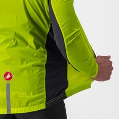 Castelli vetrovka Squadra Stretch Jacket Electric Lime/Dark Gray žltá L