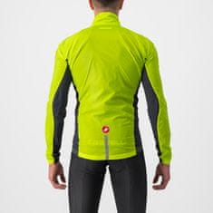 Castelli vetrovka Squadra Stretch Jacket Electric Lime/Dark Gray žltá L