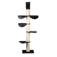 RHR Quality Škrabadlo Maine Coon Tower Dark Grey 245-295 cm PLUS