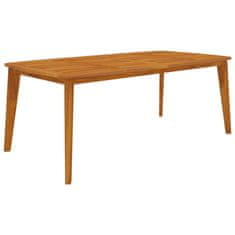 Petromila vidaXL Záhradný stôl 200x100x75 cm masívne akáciové drevo