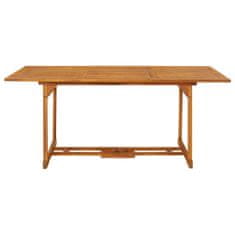Petromila vidaXL Záhradný jedálenský stôl 180x90x75 cm masívne akáciové drevo