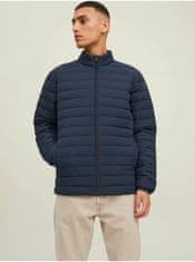 Jack&Jones Tmavomodrá prešívaná bunda Jack & Jones Puffer XS