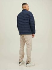 Jack&Jones Tmavomodrá prešívaná bunda Jack & Jones Puffer XS