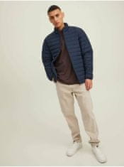 Jack&Jones Tmavomodrá prešívaná bunda Jack & Jones Puffer XS