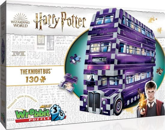 Wrebbit 3D puzzle Harry Potter: Záchranný autobus 130 dielikov