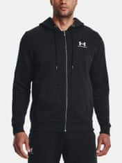 Under Armour Mikina UA Essential Fleece FZ Hood-BLK S