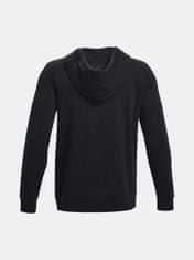 Under Armour Mikina UA Essential Fleece FZ Hood-BLK S