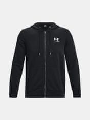 Under Armour Mikina UA Essential Fleece FZ Hood-BLK S