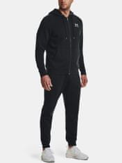 Under Armour Mikina UA Essential Fleece FZ Hood-BLK S