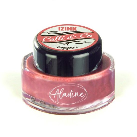 Kaligrafický atrament Aladine IZINK 15 ml - metalická meď