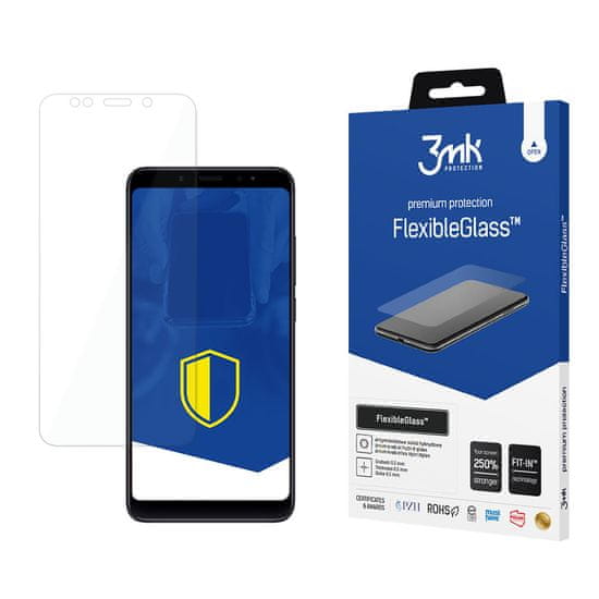 3MK Ochranné hybridné sklo 3mk FlexibleGlass pre Xiaomi Redmi Note 5 AI Global - Transparentná KP20841