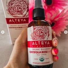 Alteya Organics Ružová voda Bio z ruže stolistej (Rosa Centifolia) Alteya Organics 240 ml sklo