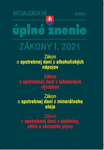 Aktualizácia I/8 2021 – daňové a účtovné zákony