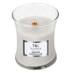 Woodwick Sviečka oválna váza , Hrejivá vlna, 85 g