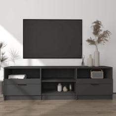 Vidaxl TV stolík čierny 150x33,5x45 cm spracované drevo