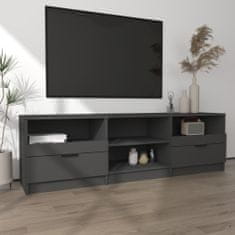 Vidaxl TV stolík čierny 150x33,5x45 cm spracované drevo