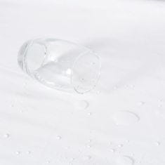Vidaxl Chrániče matracov vodeodolné 2 ks bavlna 200x200 cm biele