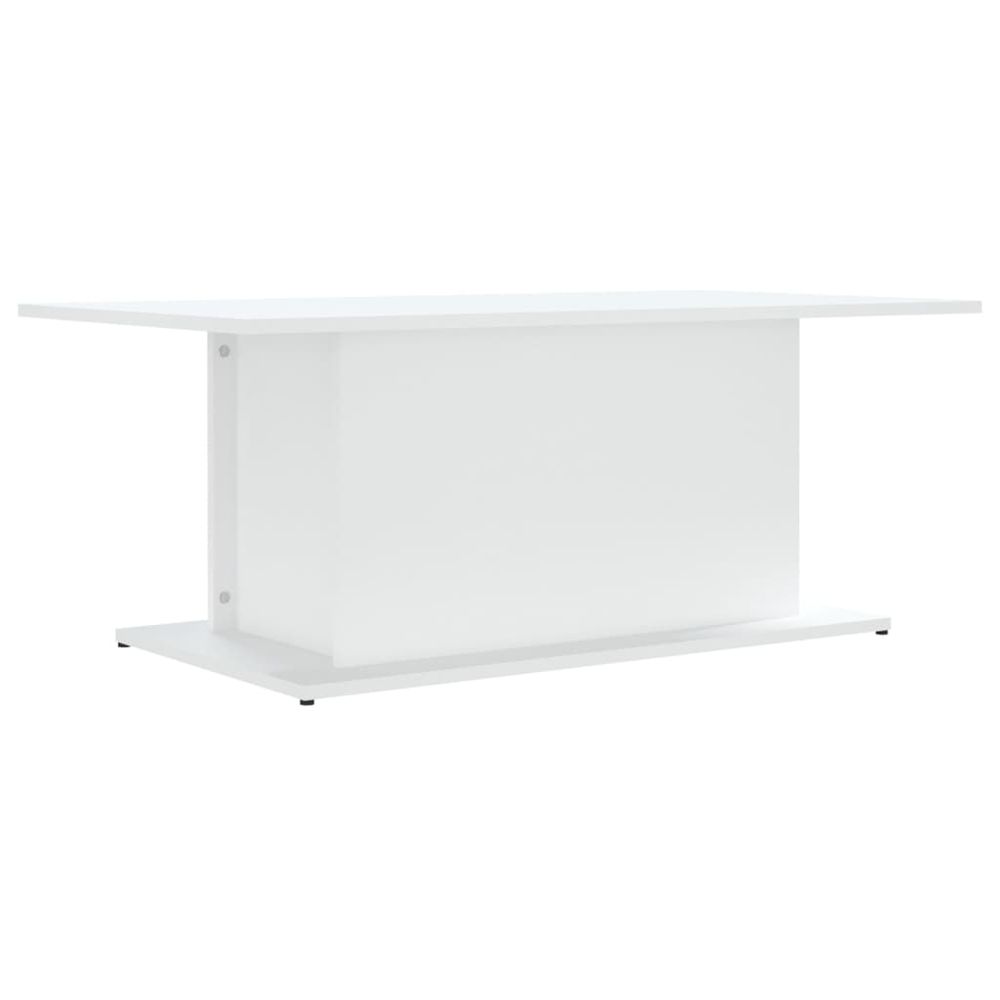 Vidaxl Konferenčný stolík, biely 102x55,5x40 cm, kompozitné drevo