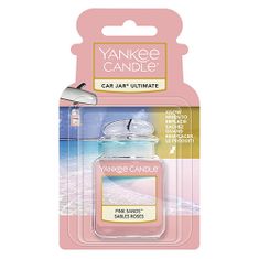 Yankee Candle Osviežovač do auta , Ružové piesky, 1x visačka