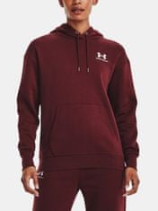 Under Armour Mikina Essential Fleece Hoodie-RED S