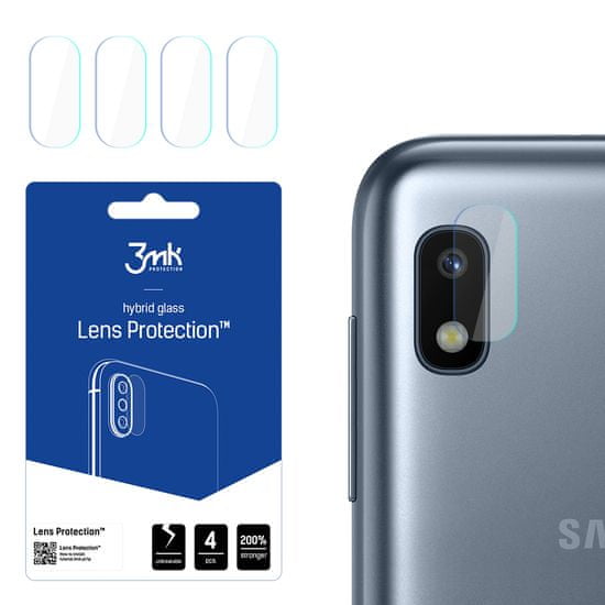 3MK 4x Sklo na kameru 3mk pre Samsung Galaxy A10 - Transparentná KP20919