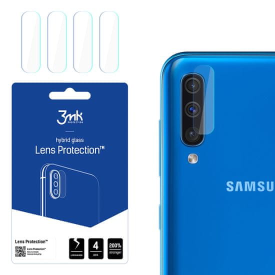 3MK 4x Sklo na kameru 3mk pre Samsung Galaxy A50 - Transparentná KP20921