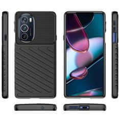 MG Thunder silikónový kryt na Motorola Moto Edge 30 Pro, čierny