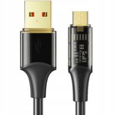 Mcdodo MCDODO STRONG VYSOKORÝCHLOSTNÝ MICRO USB QC 4.0 3A 1,2 M TELEFÓNNY KÁBEL ČIERNY CA-2100