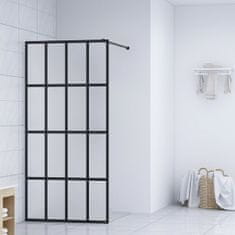 Vidaxl Sprchová zástena walk-in, matné tvrdené sklo 80x195 cm