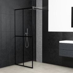 Vidaxl Sprchová zástena walk-in, priehľadné tvrdené sklo 118x190 cm