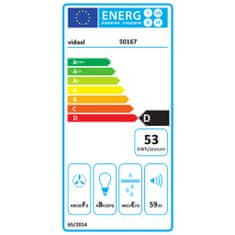 Petromila vidaXL Komínový digestor s LCD displejom 