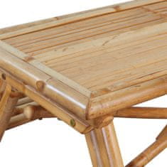 Petromila vidaXL Piknikový stôl 115x115x81 cm bambus