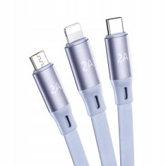 Mcdodo MCDODO VÝSUVNÝ TELEFÓNNY KÁBEL PRE IPHONE/ MICRO USB/ USB-C 3V1 66W 1200